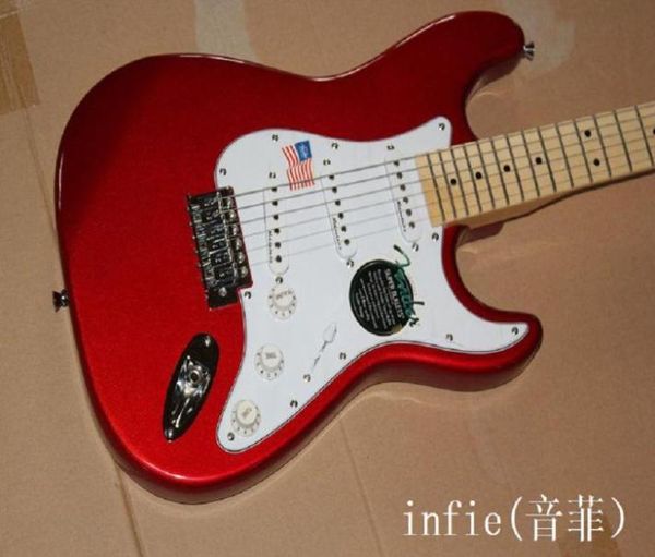 

custom guitar 6 string metal red electric guitar0123453160000