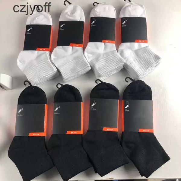 

mens socks mens socks women cotton allmatch ankle letter breathable black and white football basketball sports sock wholesale uniform size c