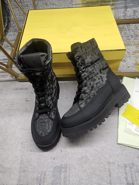 

designer martin desert boots high heel ankle boots women leather boots vintage print jacquard textile classic 0814, Black