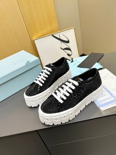 

designer casual shoes sock speed runner trainers lace-up trainer women men runners sneakers fashion socks boots platform stretch knit 0722, Black