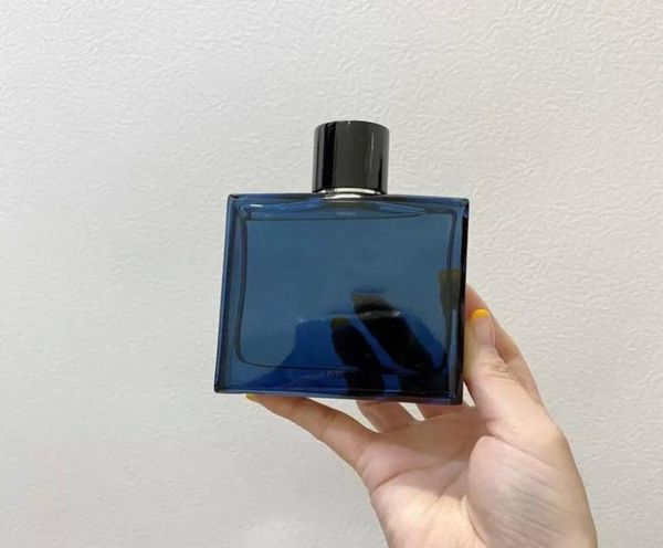

man perfume male fragrance masculine edt 100ml citrus woody spicy and rich fragrances dark bluegray thick glass bottle body fast 7427391