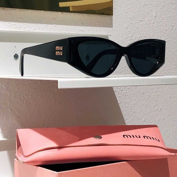 

miao oval shaped frame smu06y sunglasses personalized eyewear plate with advanced high appearance value, White;black