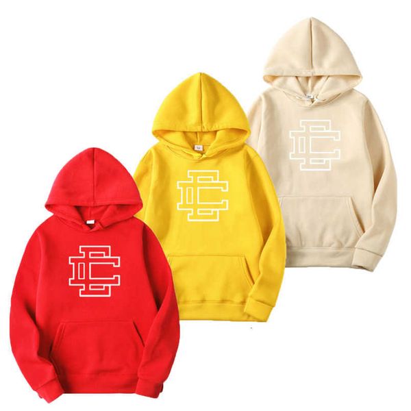 

ee designer double e pattern hoodies hoody men letter pullover sweatshirts oversized clothing quality mens womens hooded jumper refflective, Black