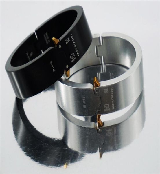 

bracelet lover couples casual letters streetwear functional style aluminium alloy alyx bangles bangle2192823, Black