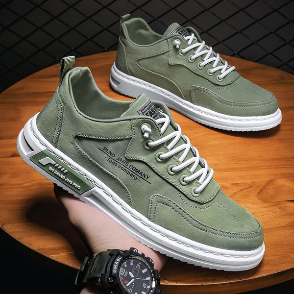 

dress shoes men vulcanize fahsion classic platform canvas for male antiodor casual flats hardwearing 230721, Black