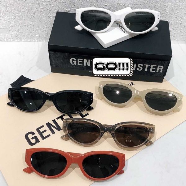 

23 new gm locell sunglasses for men and women milk tea brown rococo black super similar her, White;black