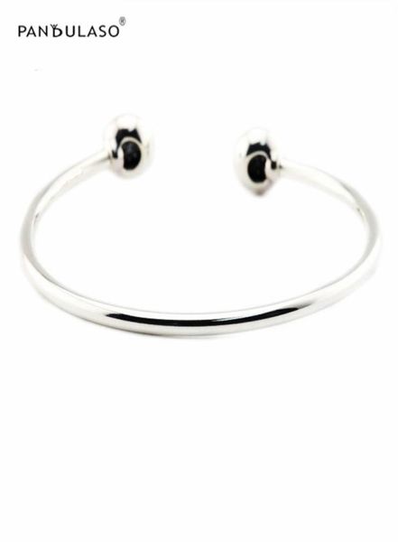 

signature clear cz open sterling silver bangle woman bracelets 925sterlingsilver bracelets for women fits european famous brand9663068, Golden;silver