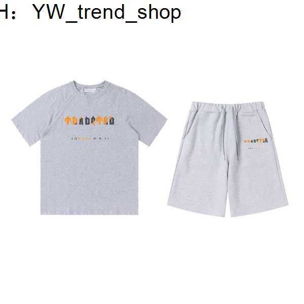 

men's t-shirts tracksuits t shirt designer letter black white grey rainbow color summer sports fashion cotton cord short sleeve size s, Gray