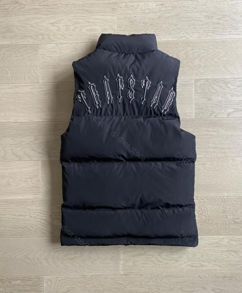 

men light luxury down jacket designer warm plus velvet jacket embroidered letters windproof hoodie ladies high street style variety detachab, Black
