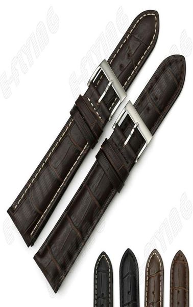 

wholewatch strap genuine leather watches bands for for victorinox bracelets steel tang buckle belt men 14 16 18 20 22 mm3594930, Black;brown