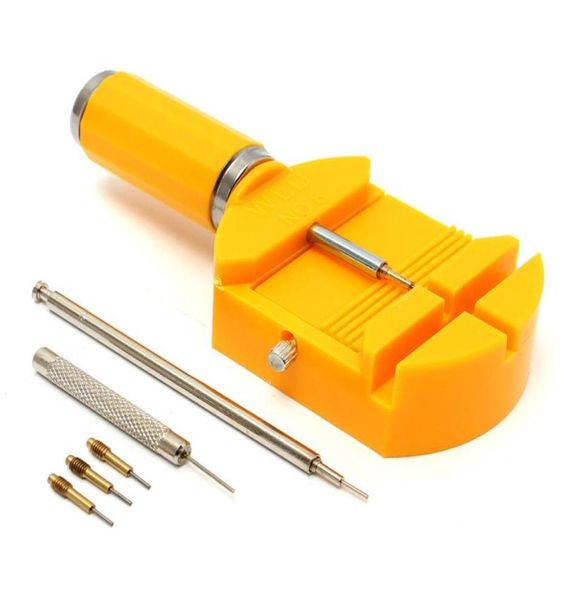 

yellow 4pcs durable watchmaker tool pins watch for band link pin remover strap adjuster opener repair brand new8745027