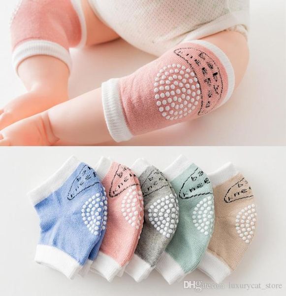 

018 months babys antislip knee kneepads protectors crawling antislip kneepads crawling knee pads terry thick mesh breathable9453206