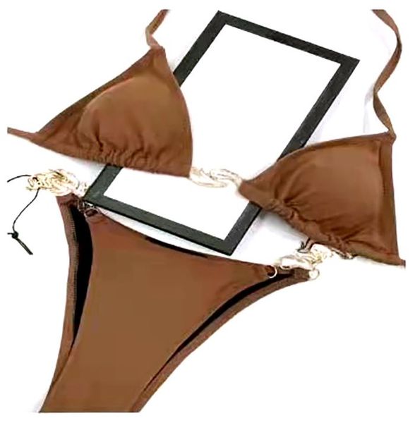 

famous designer swimsuit women vintage thong micro cover up womens bikini sets swimwear printed bathing suits summer beach wear swimming sui, White;black