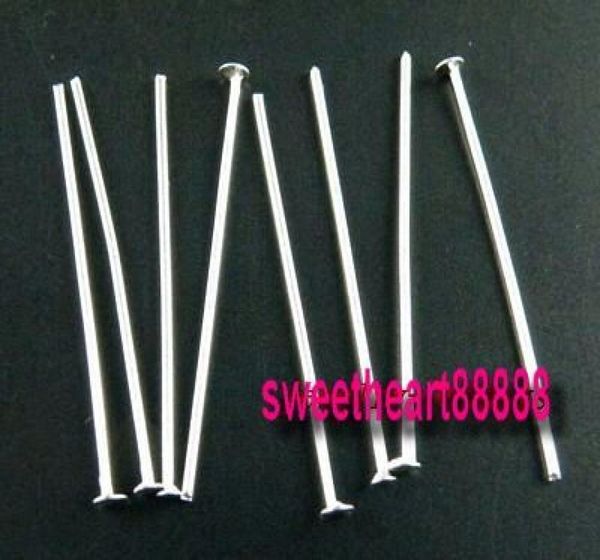 

silver plated head smooth pins needles 80mm mic sell 900pcslot jewelry findings components diy9800799