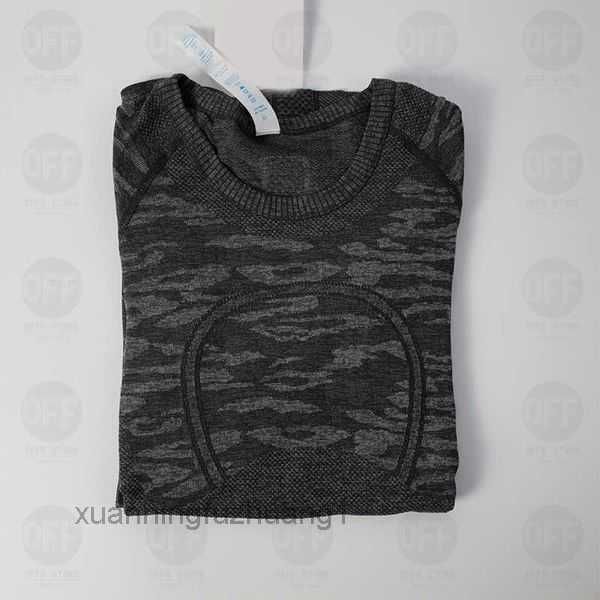 

yoga womens sports wear swiftlys tech ladies short-sleeved moisture wicking knit high elastic fitness fashion w2q1, White