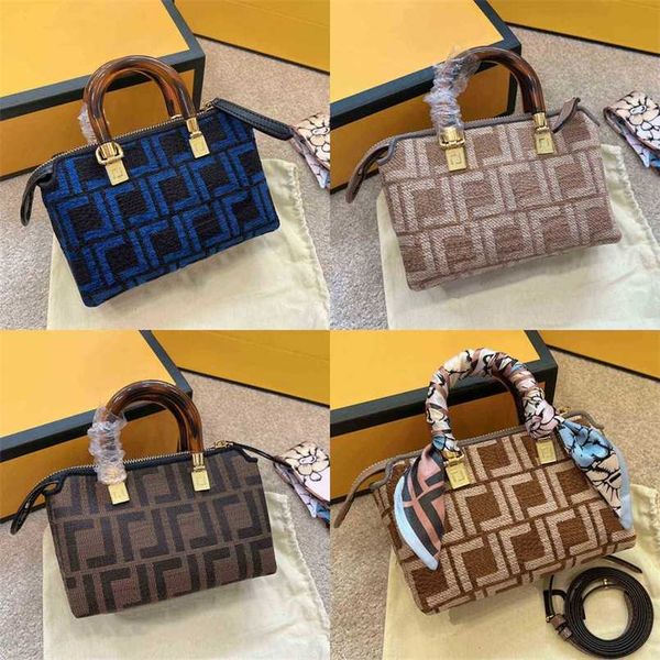 

fbag evening bags mini handbags shoulder bag women mini designer handbag classic letter pattern womens cross body with silk scarf