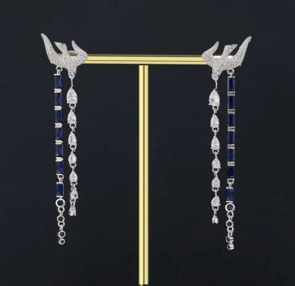 

hezekiah s925 silver northern europe swallow earrings personality women039s earrings dance party superior quality1102202, Golden