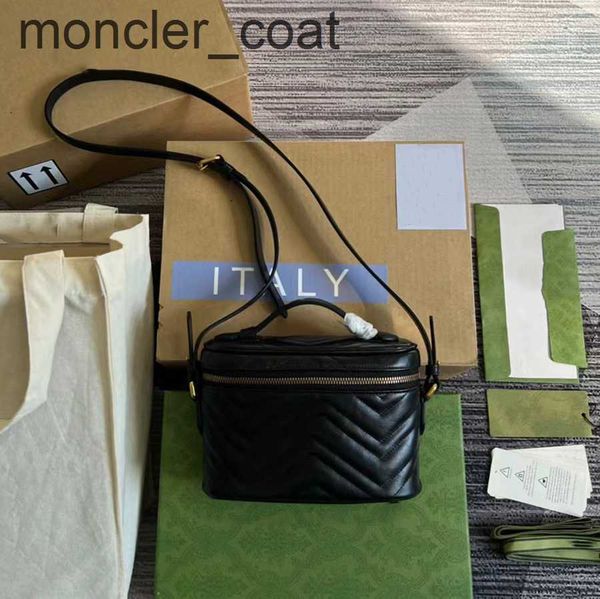 

cosmetic bags cases 10a high-end crossbody bags genuine leather shoulder bag fashion women messenger bagss lady purse designer bags 19cm wit