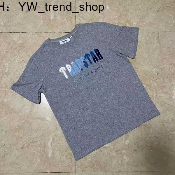 

mens t-shirts trapstar t shirt designer shirts print letter black and white grey rainbow color summer sports fashion short sleeve eur size s, White;black