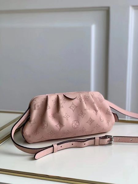 

m80092 new women's luxury cowhide perforated handbag shoulder bag