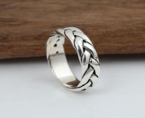 

hand retro thai silver ring real 925 sterling silver jewelry for men and women wedding ring3809016