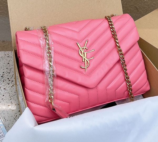 

fashion women luxurys designers shoulder bags handbags leather crossbody handbag ladies classic fang pangzi chain bag wallet trend clutch pu