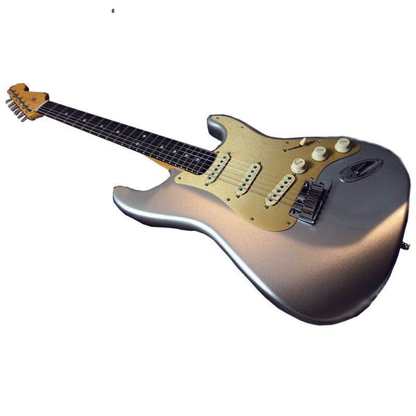 

fsr ultra st ebony fingerboard silver shopping electric guitar