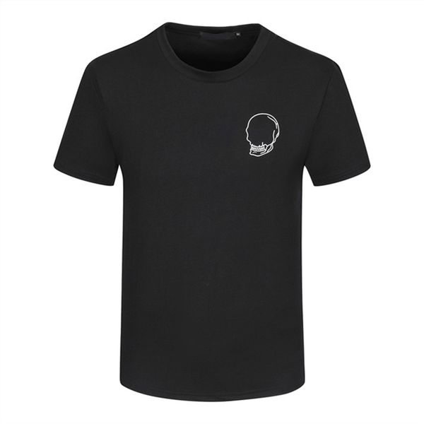 

men's t-shirt slim-fit professional designer shirt loose summer must-have v61, White;black