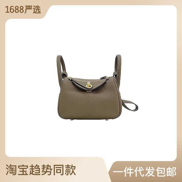 

original luxury hemrres tote bag 2023 new lindys mini doctor one shoulder pillow female r2e5