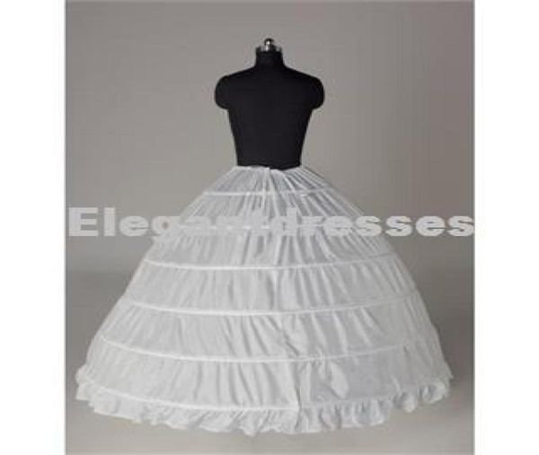 

gorgeous white 6 hoop petticoat crinoline underskirt for bridal accessories3025832