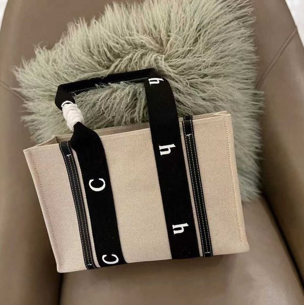 

men's women's handbag shopping bag canvas luxury designer fashion linen large beach travel shoulder bag