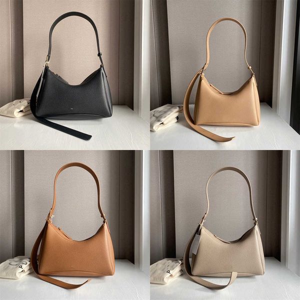 

pole underarm bags women cowhide shoulder crossbody bag crescent bag small genuine leather women's handbag 230715