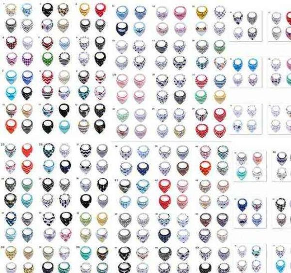 

baby ins fox bibs burp cloths infant ins triangle bibs newborn cartoon saliva waterproof cotton double layer bibs turban bandana s9202912