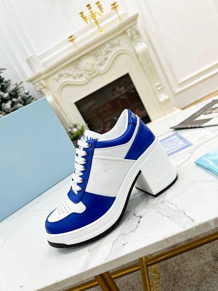 

2023 casual shoes embroidered ace embroidery stripes leather shoe walking mens sports trainers women low 0722, Black