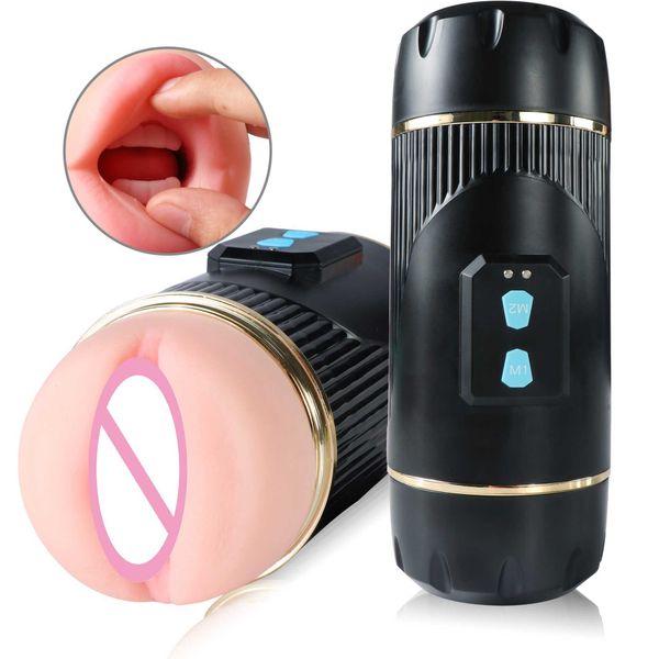 

double headed aircraft cup fully automatic male and dual device exercise adult