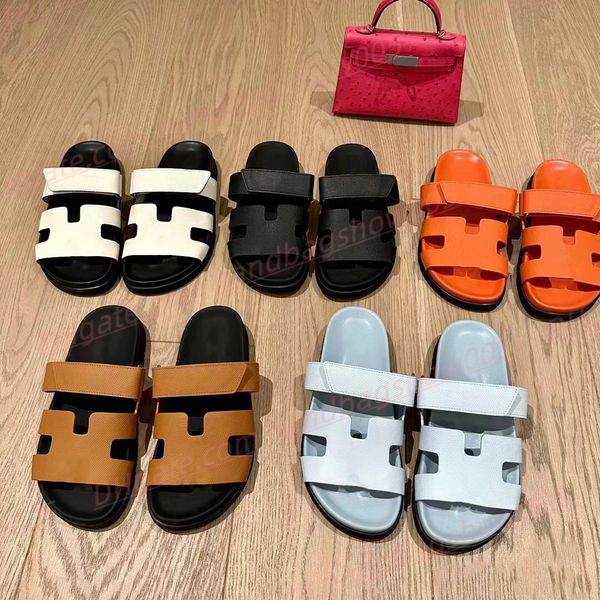 

designer sandals slides chypre sandal luxurious suede genuine leather shoes men women fashion slipper summer beach classic sandals shoes who, Black
