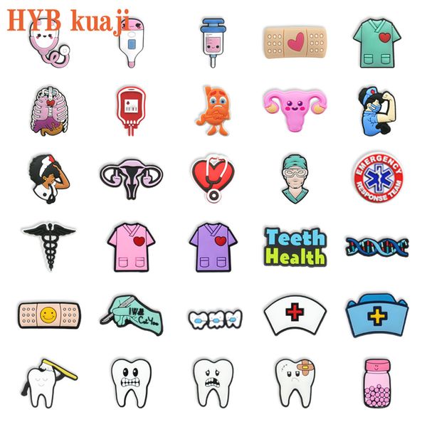 

hybkuaji new medical supplies shoe charms wholesale shoes accessories, White;pink