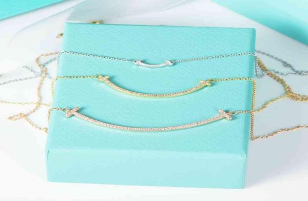 

tif original tif smile diamond pendant necklace s925 sterling silver light luxury niche design 2022 new highend valentine039s 3449488