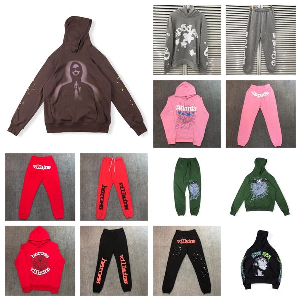 

supply fashion sp5der 555555 hoodies designer women men's spider hoodie sweatshirts men hoodie outerwear tracksuits printing graphic sp, Black