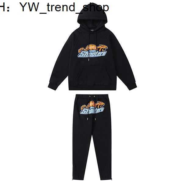 

8 styles trapstars hoodies towel embroidery mens hoodie designers clothing europe and american style sweatshirt designer trapstar tracksuits, Black