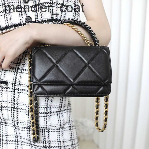 

shoulder bags 10a 19 channel bag designer chain bag 19cm genuine leather shoulder handbag lady purse crossbody bag with box c326ws2r