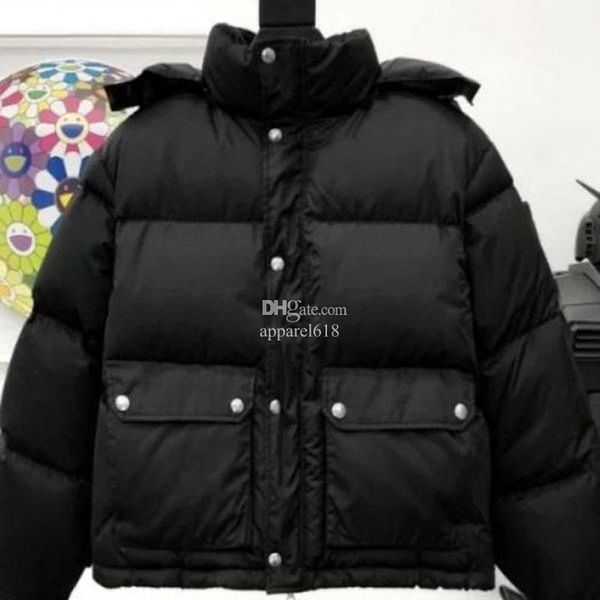 

mensdownjacketsparkasstylistcoatparkaualityclassicpufferjackethoodedthickcoatswomensfeather, Black