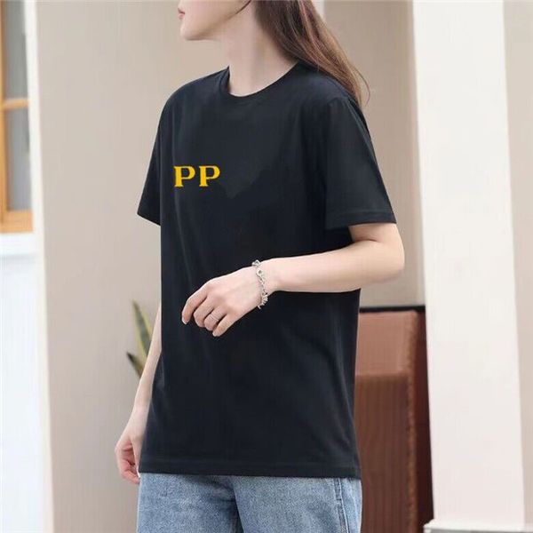 

summer mens designer tees casual man womens loose tees with letters print short sleeves sell luxury men t shirt size s-xxxxl pra, White;black