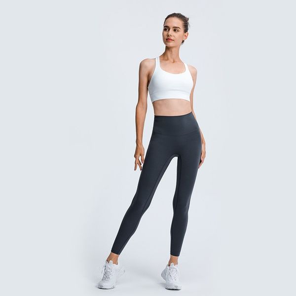 

yoga outfits nude pants women's skin-friendly fabric outer wear running sports body yoga pant same style