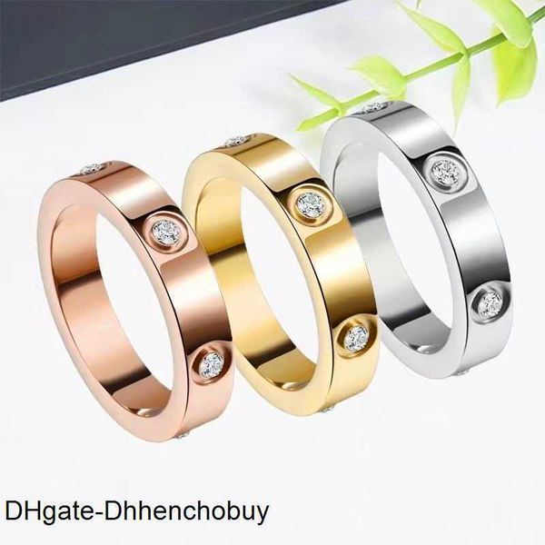 

2023ss designer ring woman man nail love band stones design screw jewelry couple lover silver gold rings men's band rings sovk