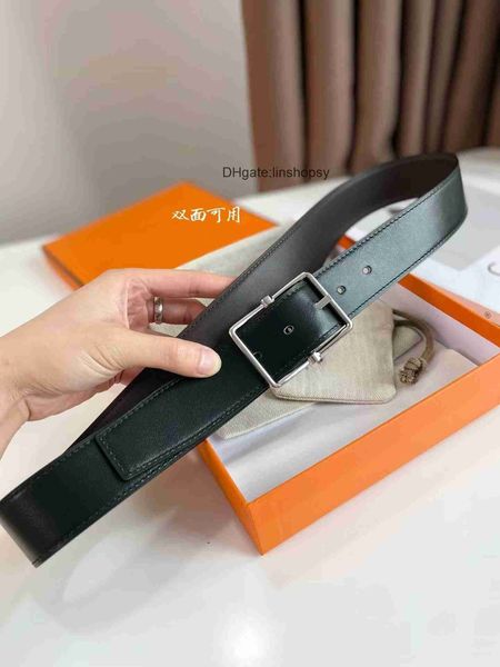

belts for men designer waistband high-end classic leather belts lychee pattern brand luxury belts for woman h gold and silver belt buckle fa