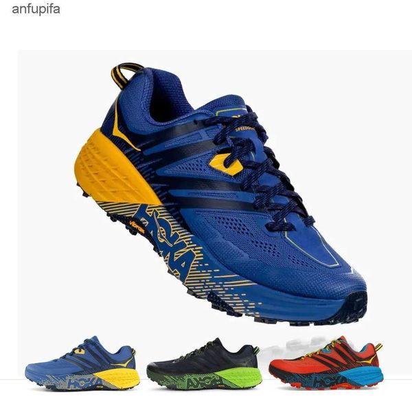 

men's speedgoat 3 hoka one running shoe clearance sale, Black