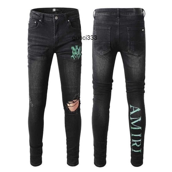 

#858 amirly new arrivals mens luxury designer denim clothing jeans holes trousers jean coolguy biker pants man, Blue