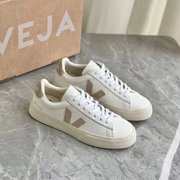 

designer veja campo casual shoes for men women flat sneakers chromevejas fashion plate-forme sneaker luxury canvas trainer le, Black
