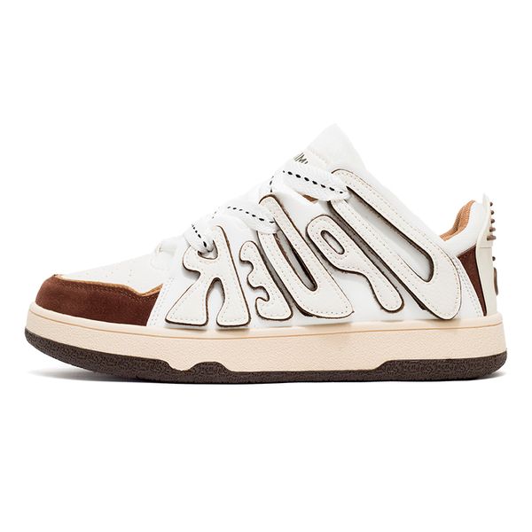 

2023 lettering paneled couple bread shoes woman man brown green white black blue outdoor leisure color 5